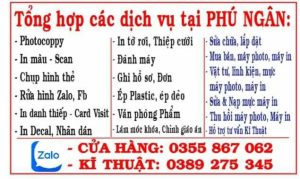 Cửa hàng Photocopy Phú Ngân 3